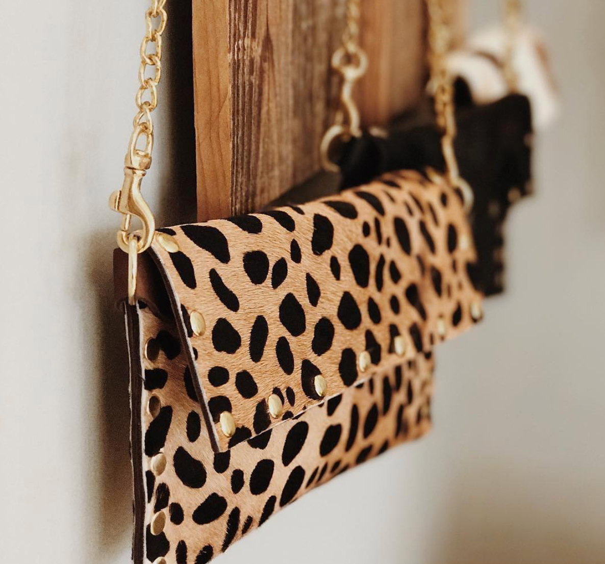 Faith leopard print online bag